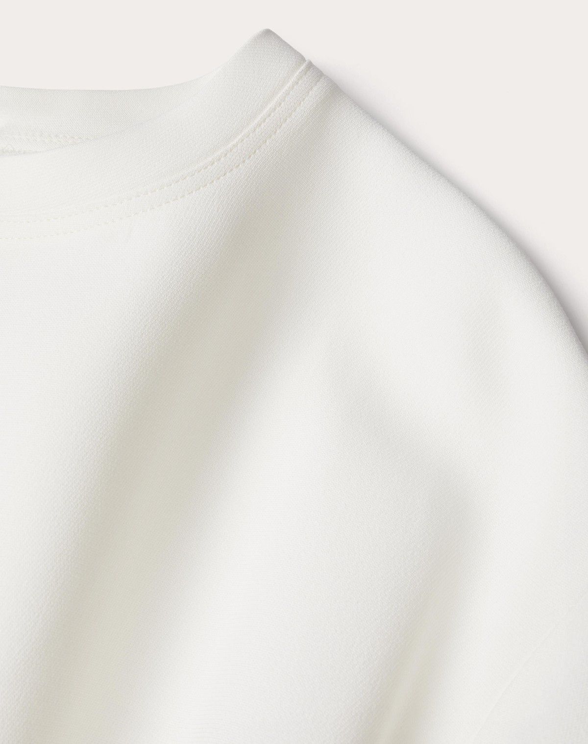 Valentino o1s1wg110525 Structured Couture Short Dress in White Size M / US 6-8 / IT 42-44 - 7 Thumbnail