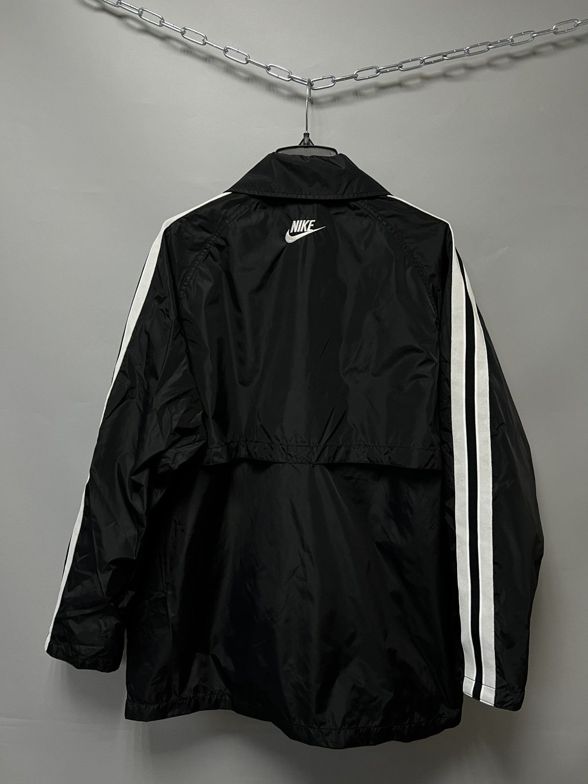 Nike × Vintage 90s Vintage Nike Jacket Black Y2K Size US M / EU 48-50 / 2 - 2 Thumbnail