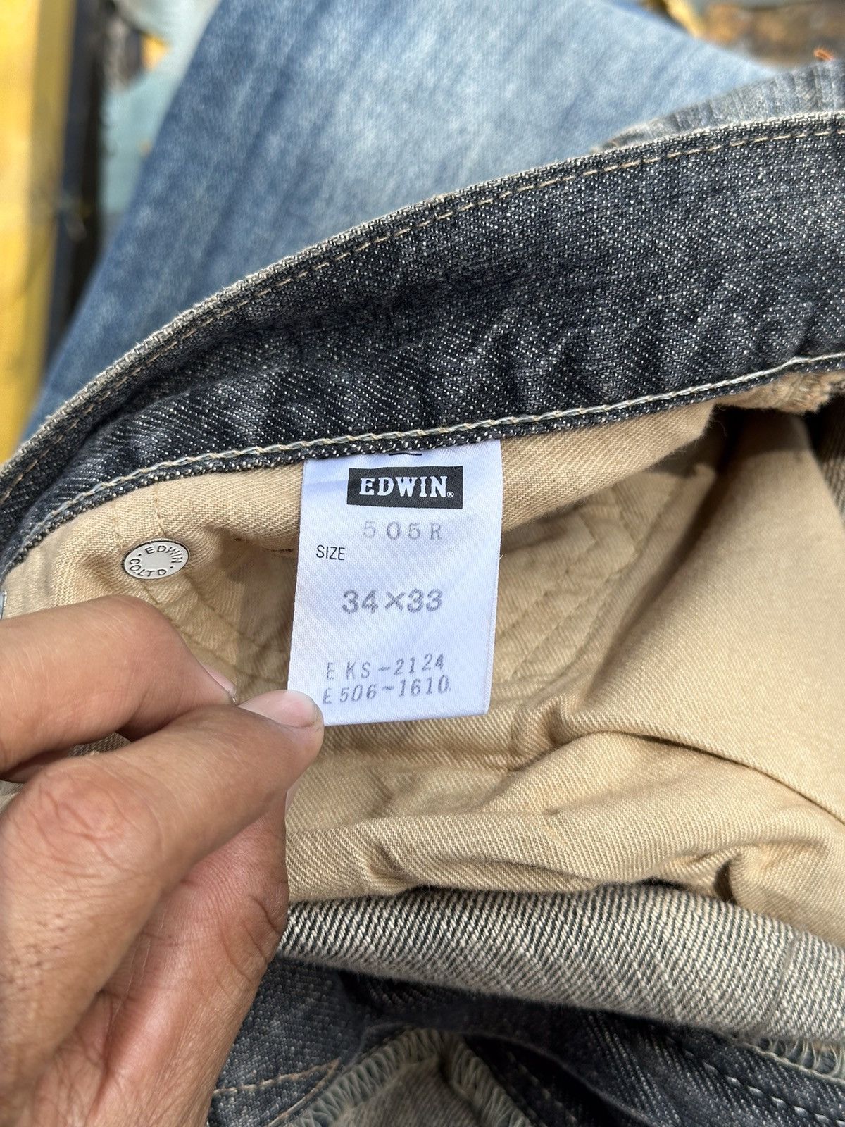 Lad Musician Vintage Edwin 505 Selvedge Oren Tab Made In Japan . Size US 34 / EU 50 - 12 Thumbnail