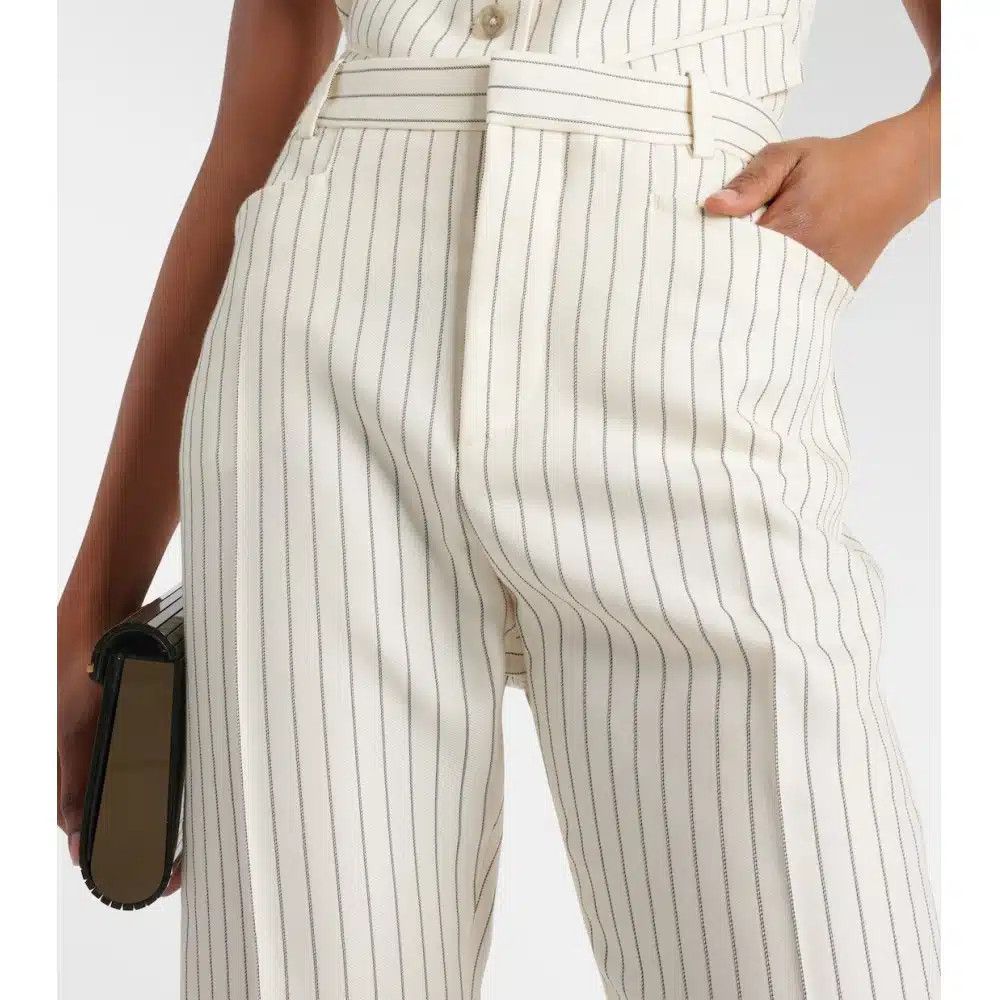 Tom Ford o1loc1c0425 PAW558 Wallis Trousers in White Size 25" / US 0 / IT 36 - 4 Thumbnail