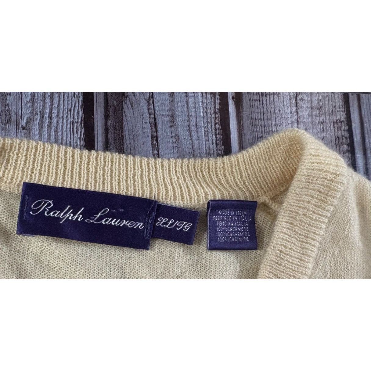 Ralph Lauren Ralph Lauren Purple Label 100% cashmere Sweater Size XL colo Size US XL / EU 56 / 4 - 2 Thumbnail