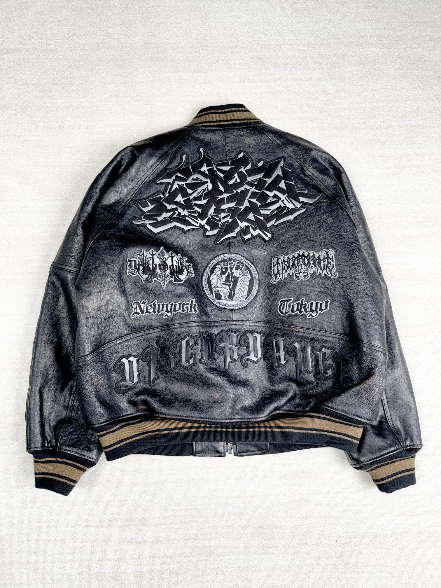 Avirex avirex x children of the discordance varsity leather jacket Size US M / EU 48-50 / 2 - 1 Thumbnail