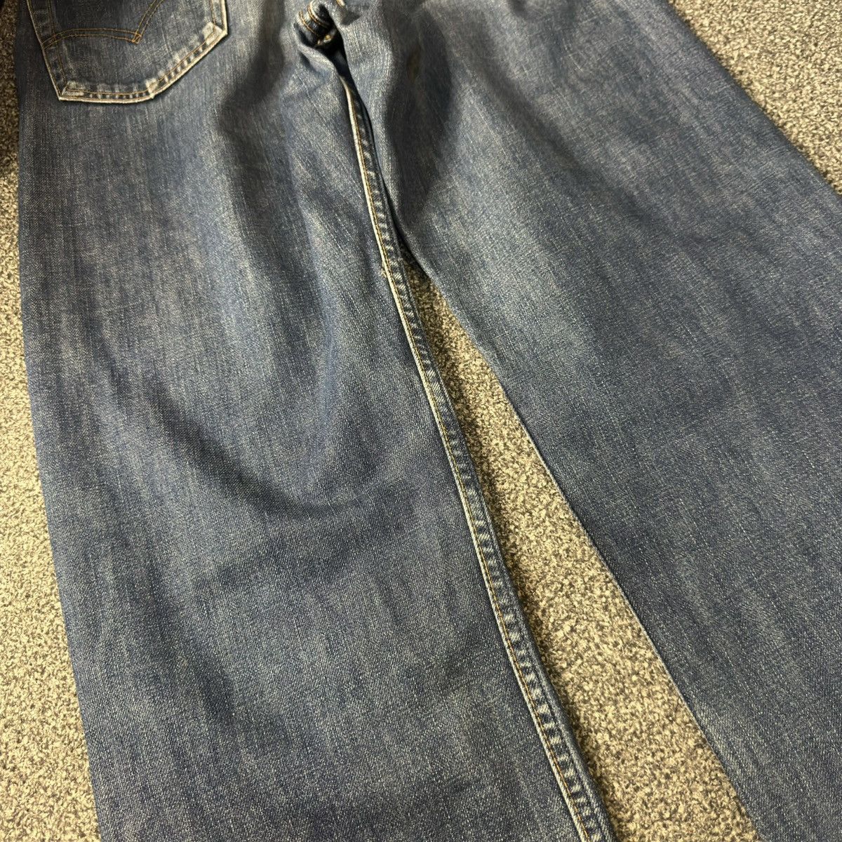 Levi's Vintage Clothing 🔥🇯🇵 Vintage 90s Levis 512 Distressed Flared Baggy Denim Jeans Size US 31 - 9 Thumbnail