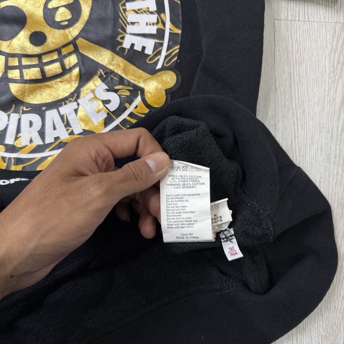 Aape Aape x One Piece by A bathing Ape APUNVS sweatshirt black Size US L / EU 52-54 / 3 - 9 Thumbnail