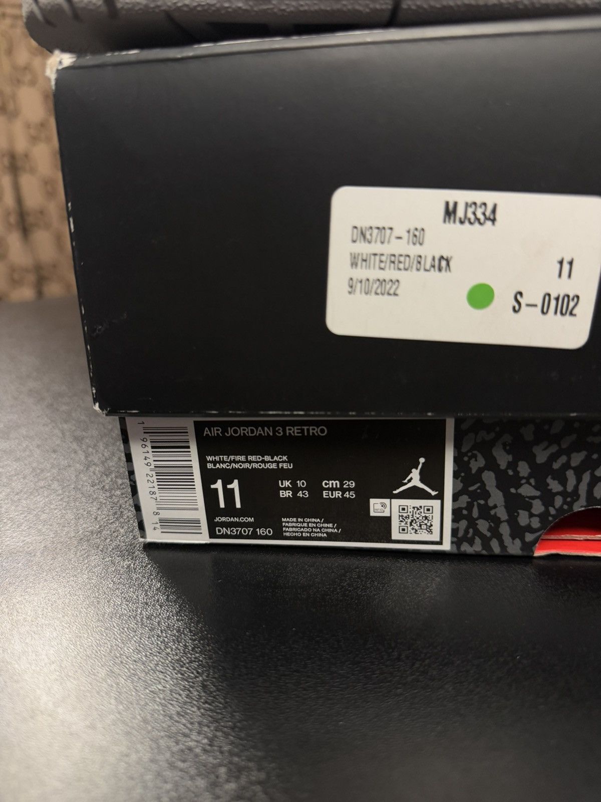 Jordan Brand × Nike Jordan 3 Fire Red Size 11 (DN3707-160) 🧼 W/ BOX Size US 11 / EU 44 - 17 Thumbnail