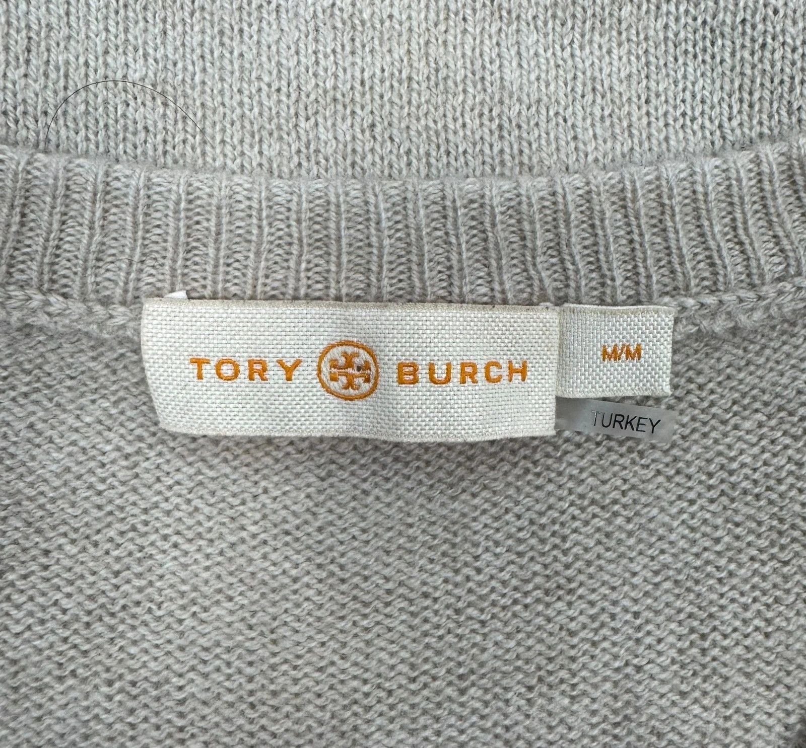 Tory Burch Tory Burch Sweater Wool Cashmere Leather Front Woven size M Size M / US 6-8 / IT 42-44 - 12 Thumbnail