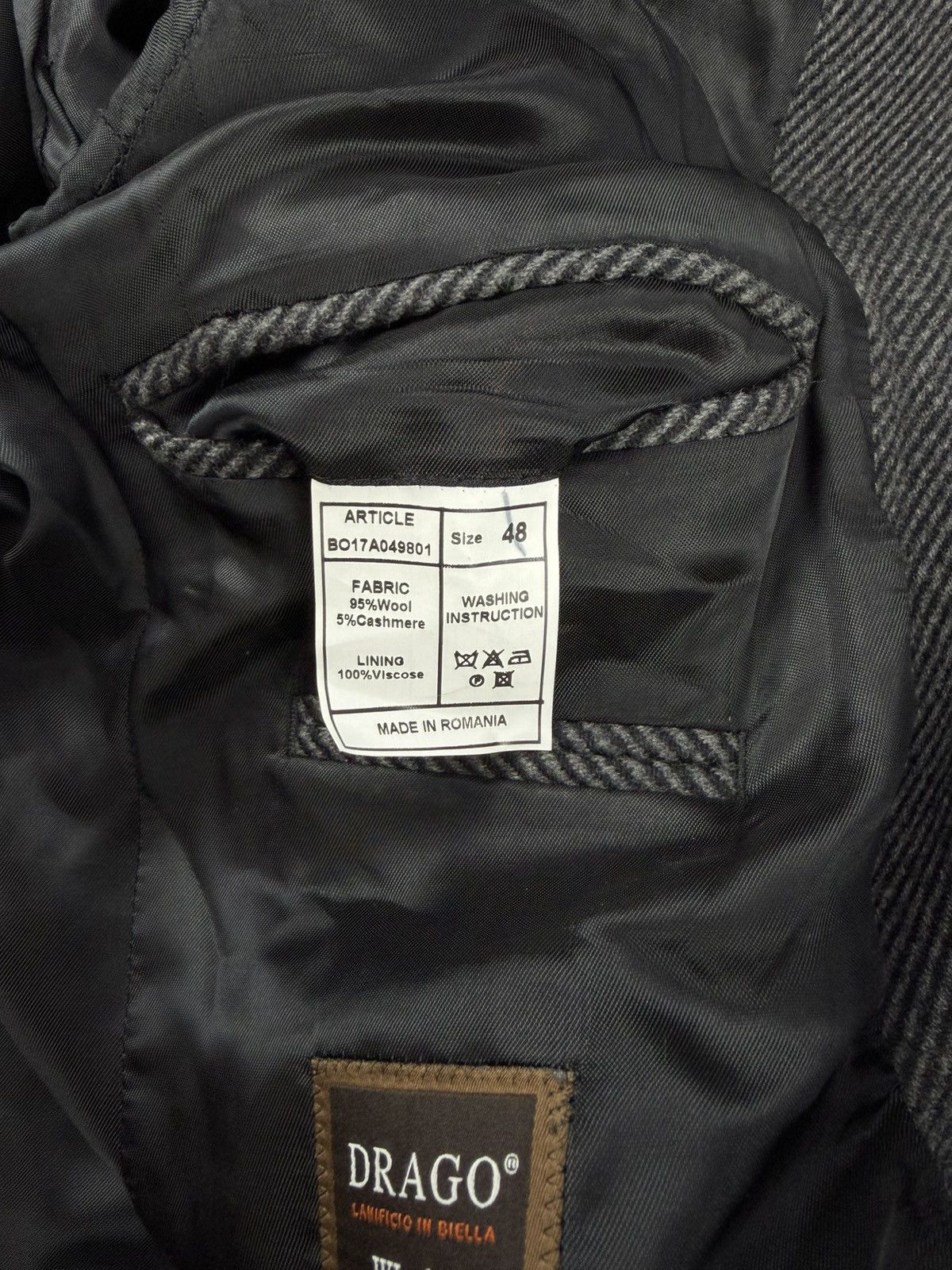 Boggi Boggi Milano Wool/Cashmere Coat Jacket Men’s Size 48 Size US M / EU 48-50 / 2 - 12 Thumbnail