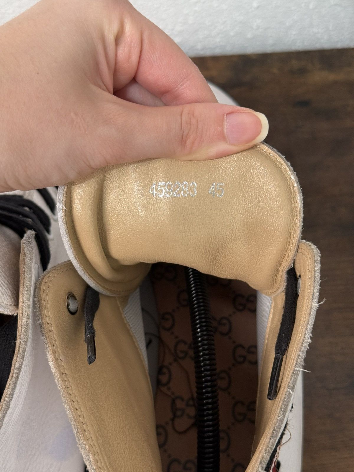 Gucci RARE Gucci Winged Dragon High Top Sneakers Size US 11.5 / EU 44-45 - 5 Thumbnail