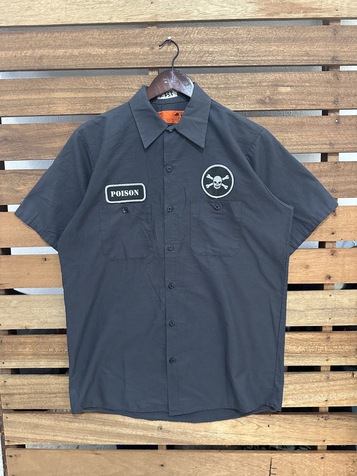 Other Vintage Workwear “Poison” Double Pocket Mechanic Shirt Size US M / EU 48-50 / 2 - 1 Thumbnail