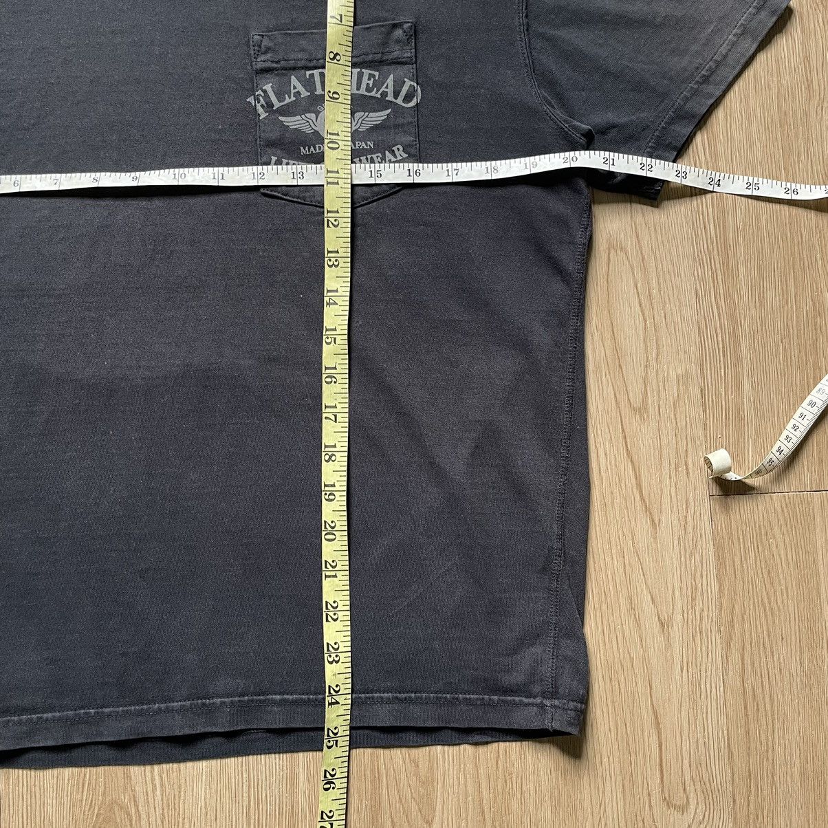 The Flat Head RARE Faded 🇯🇵 2000s The Flat Head Pocket Tee shirt V-neck Size US S / EU 44-46 / 1 - 10 Thumbnail