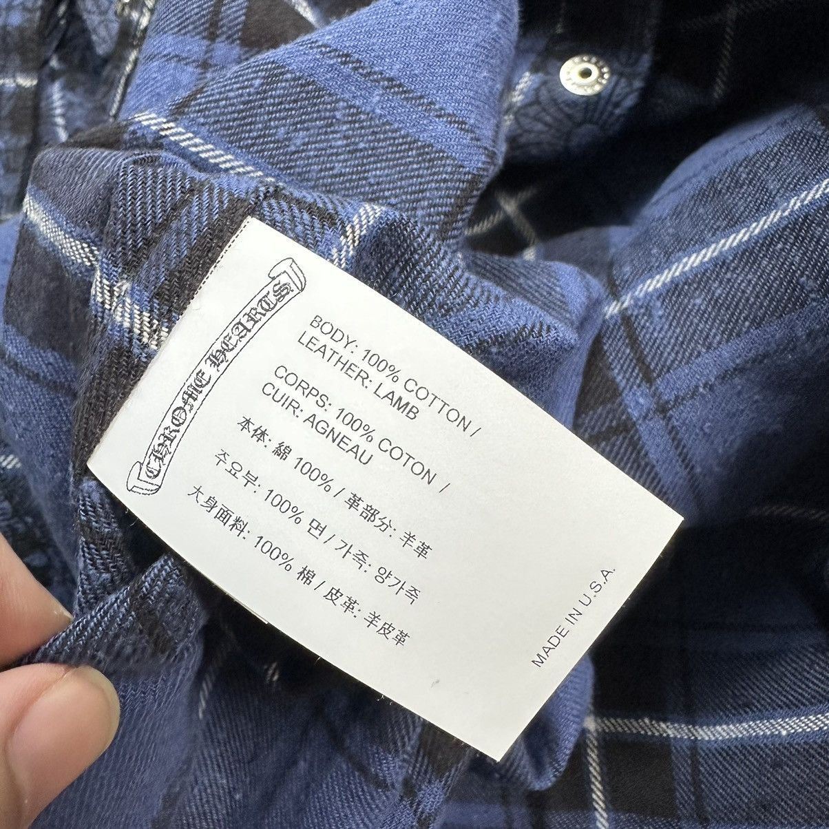 Chrome Hearts Chrome Hearts Cross Print Silver Button Shirt Size US M / EU 48-50 / 2 - 9 Thumbnail