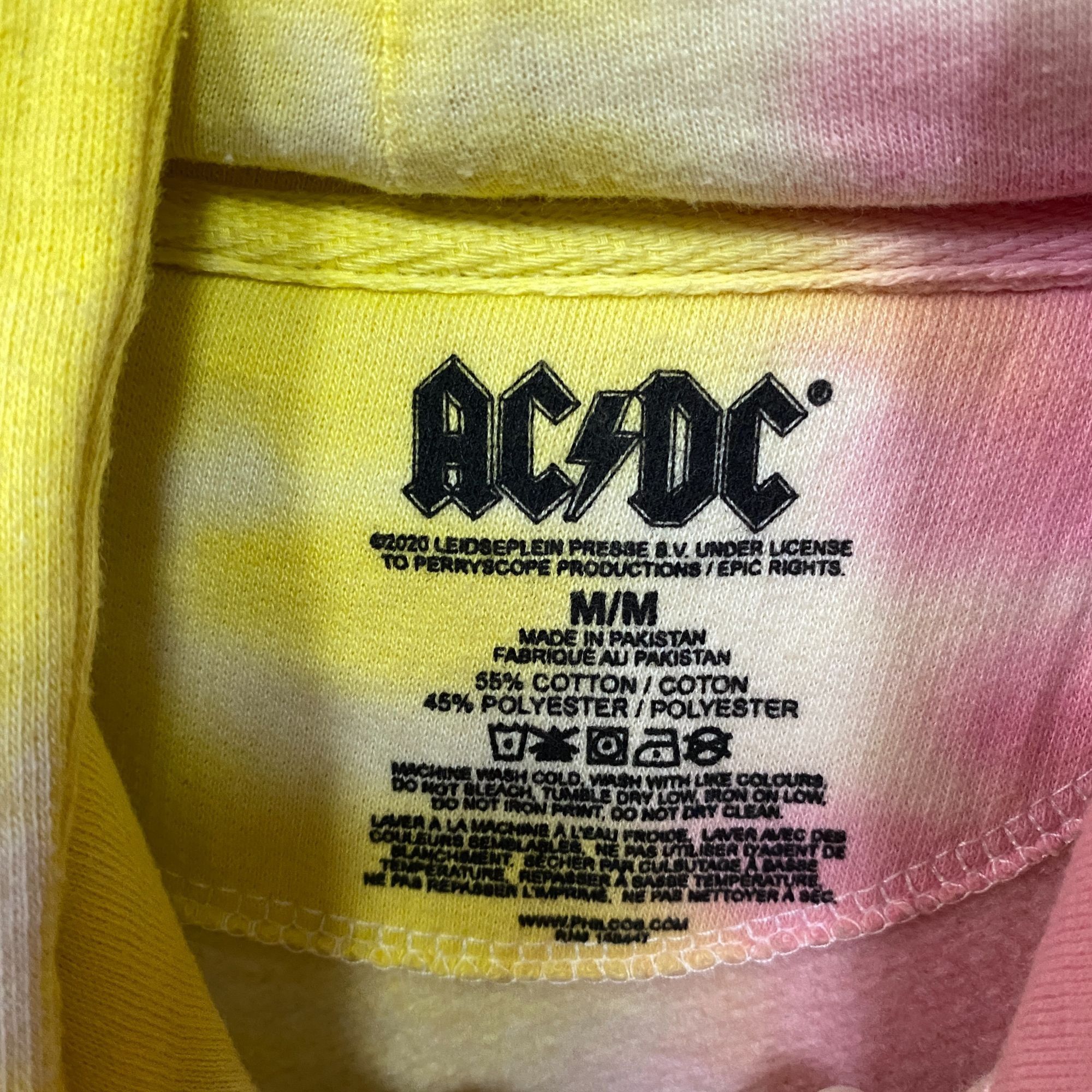 AC/DC ACDC Highway to Hell Rock Band Tie-Dye Hoodie Medium Size US M / EU 48-50 / 2 - 4 Thumbnail