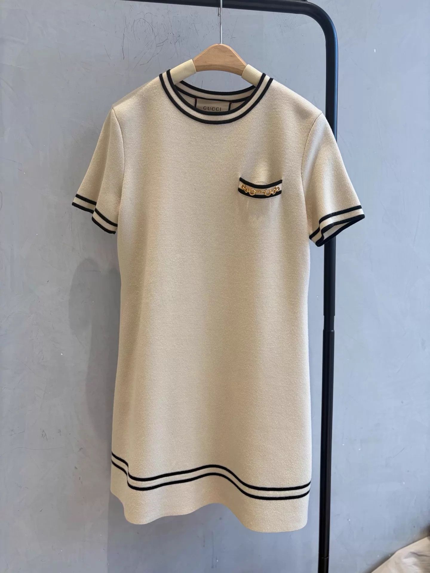 Gucci Gucci Classic Knit Short Sleeve Dress Vintage Size S Size S / US 4 / IT 40 - 1 Thumbnail