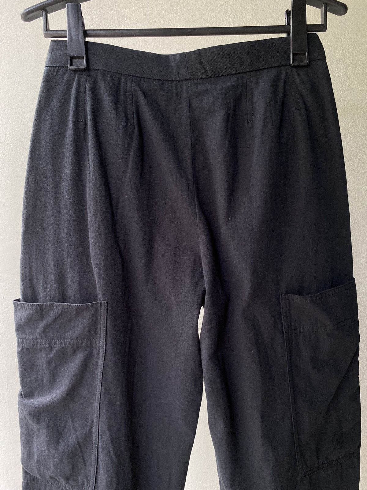 Stella McCartney STELLA/MCCARTNEY Black Cargo Pants with Zipper Pockets Size 29" - 14 Thumbnail