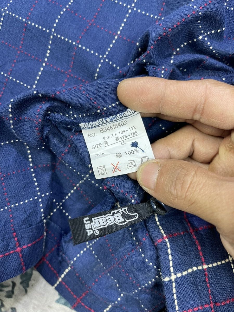 Golden Bear Golden Bear Chain-Detail Double Pocket Checked Zip-Up Shirt Size US L / EU 52-54 / 3 - 13 Thumbnail