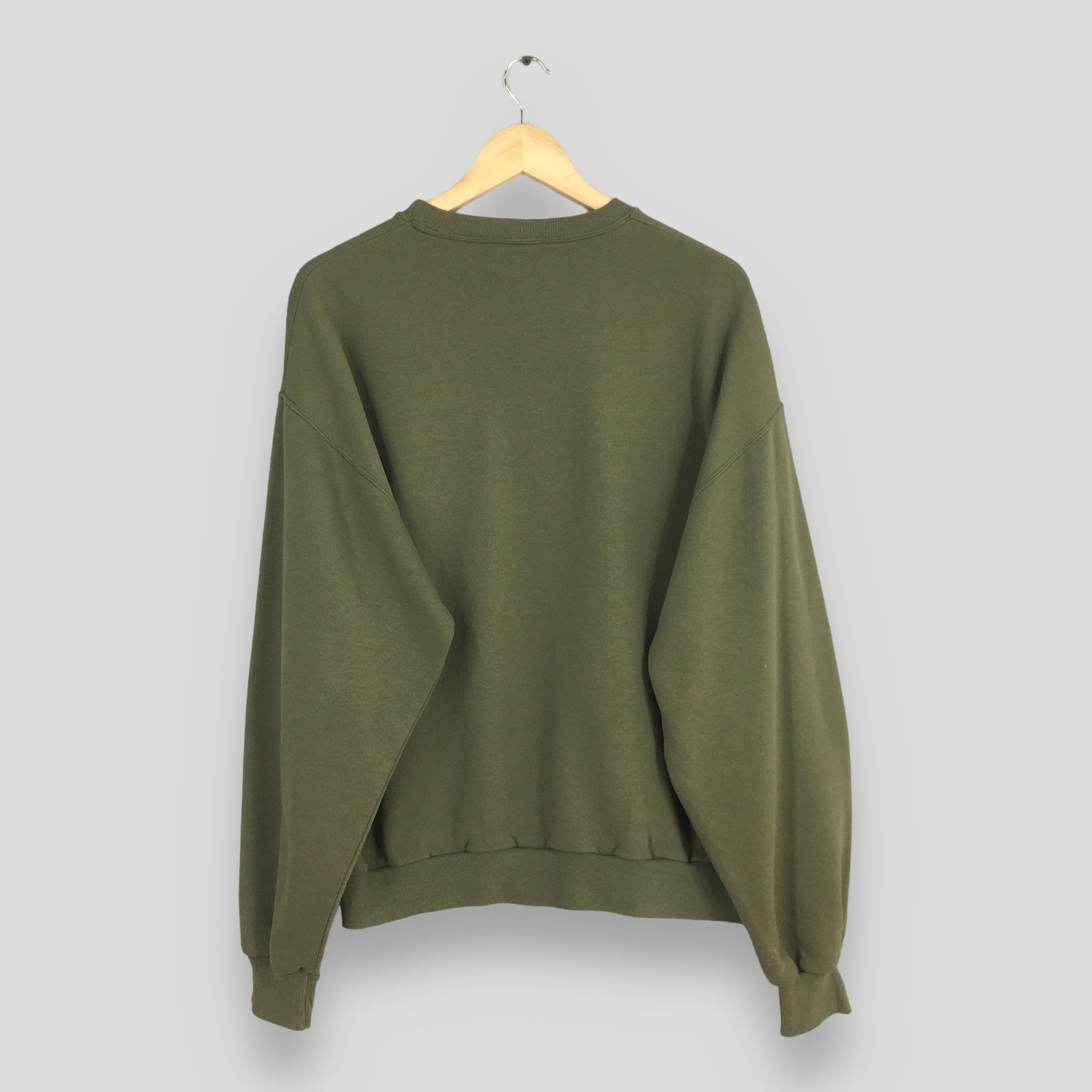 Jerzees Vintage 90's Usmc Marines Green Sweatshirt Large Size US L / EU 52-54 / 3 - 6 Thumbnail
