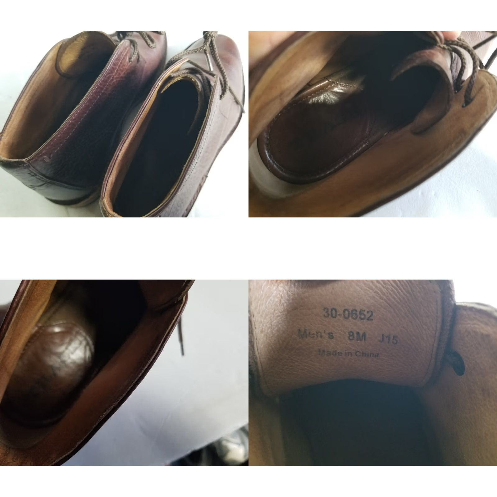 Vibram HS TRASK Brady Men CHUKKA Boot Leather Lace Up 8 M Brown VIBRAM Leather Outsole Mens Size US 8 / EU 41 - 9 Thumbnail