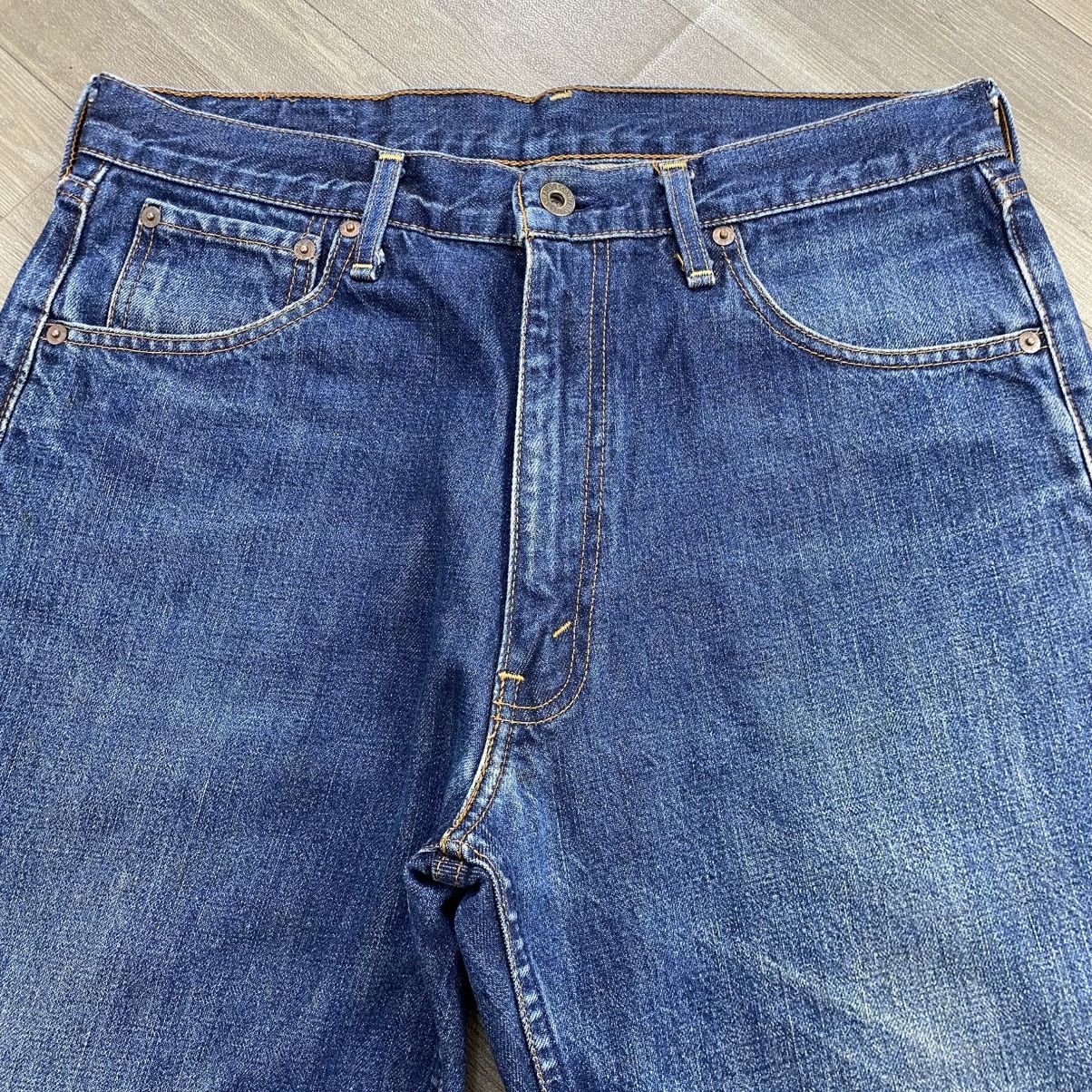 Levi's Vintage Clothing 🇯🇵1990s Vintage Levis 503 Japan 34x36 Blue Baggy Jeans Size US 33 - 3 Thumbnail