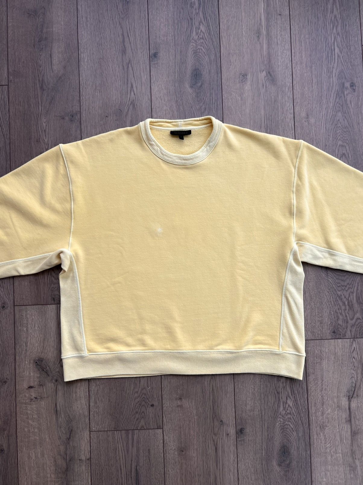 Yeezy Yeezy Season 3 Fleece Crewneck Sun God Medium Size US M / EU 48-50 / 2 - 2 Thumbnail