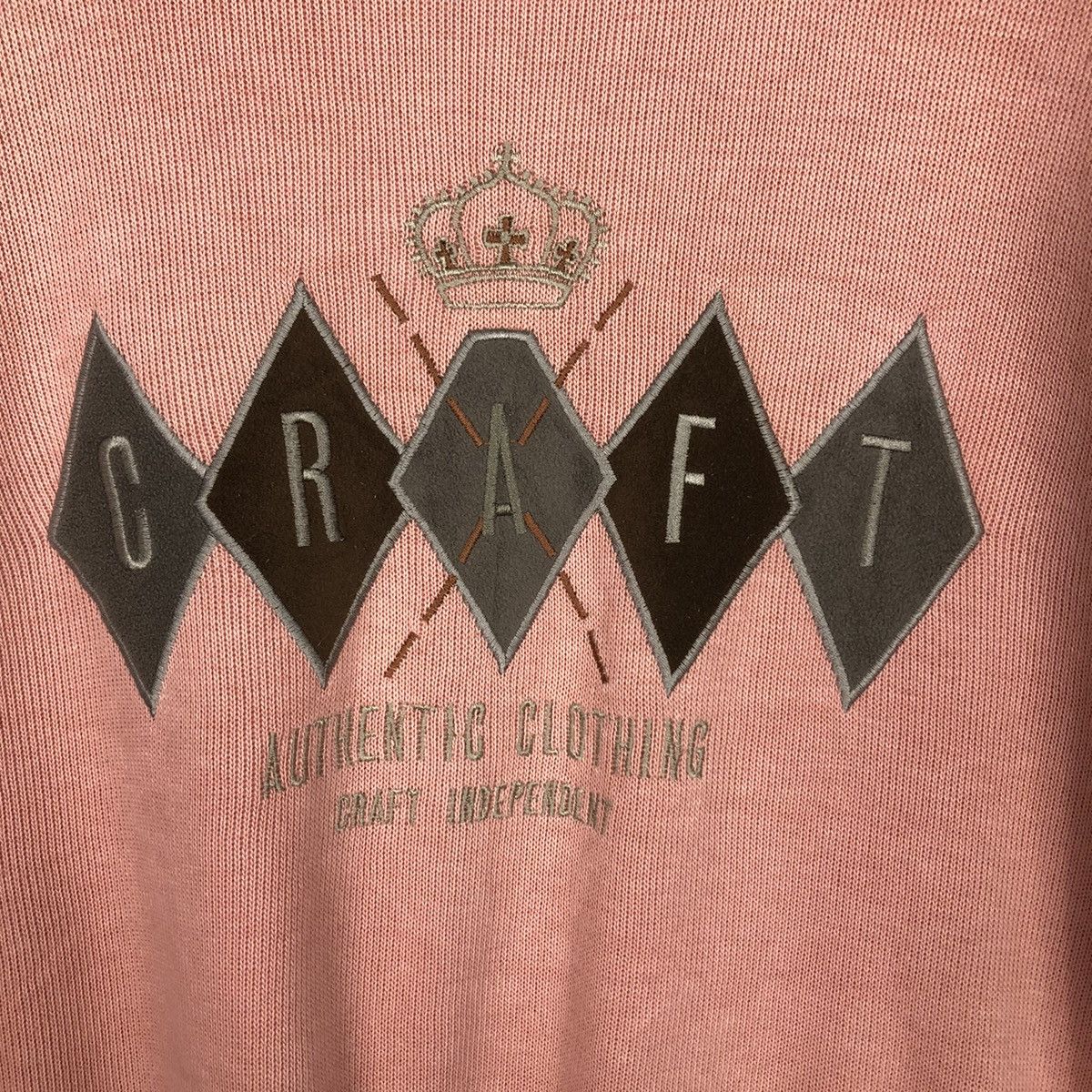Japanese Brand 📌Vintage Sweatshirt Craft Independent Big Logo Embroidery Size US L / EU 52-54 / 3 - 13 Thumbnail