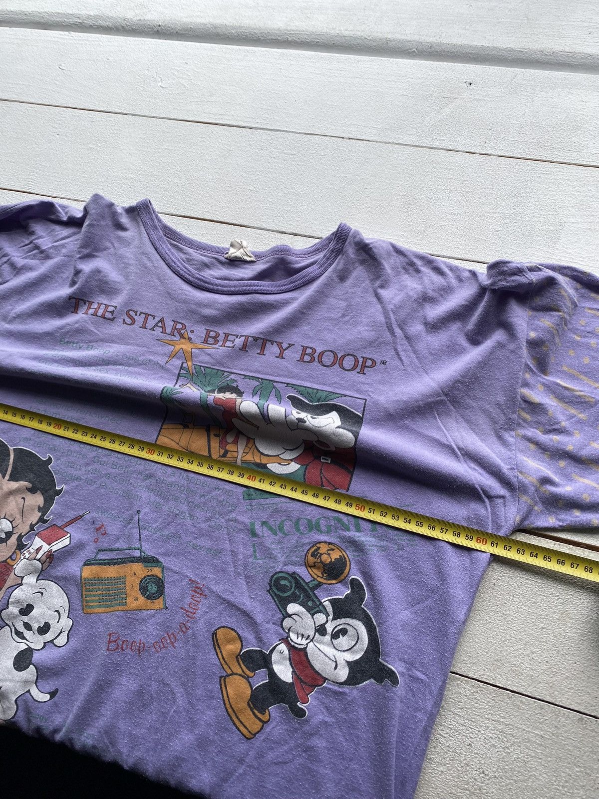 Cartoon Network × Vintage 🔥1991 Betty Boop The Star Incognito OG VNTG Purple Oversized Size US L / EU 52-54 / 3 - 11 Thumbnail