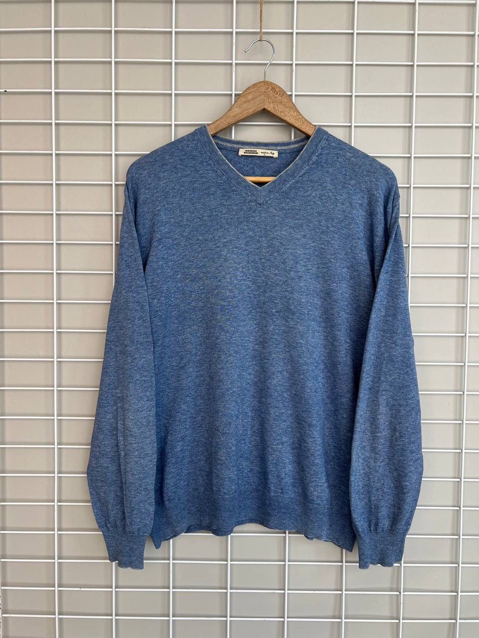 Maurizio Baldassari Maurizio Baldassari V-Neck Knit Sweater Mens Size M/L Jumper Size US L / EU 52-54 / 3 - 1 Thumbnail