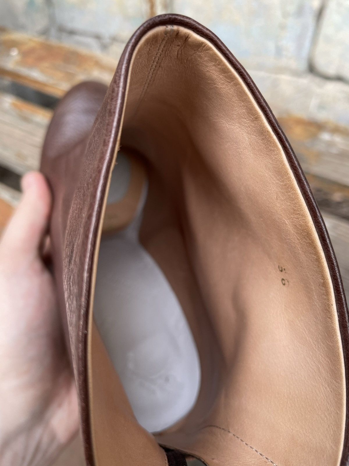 Maison Margiela Maison Martin Margiela 22 Brown Leather Boots Size US 8 / IT 38 - 8 Thumbnail