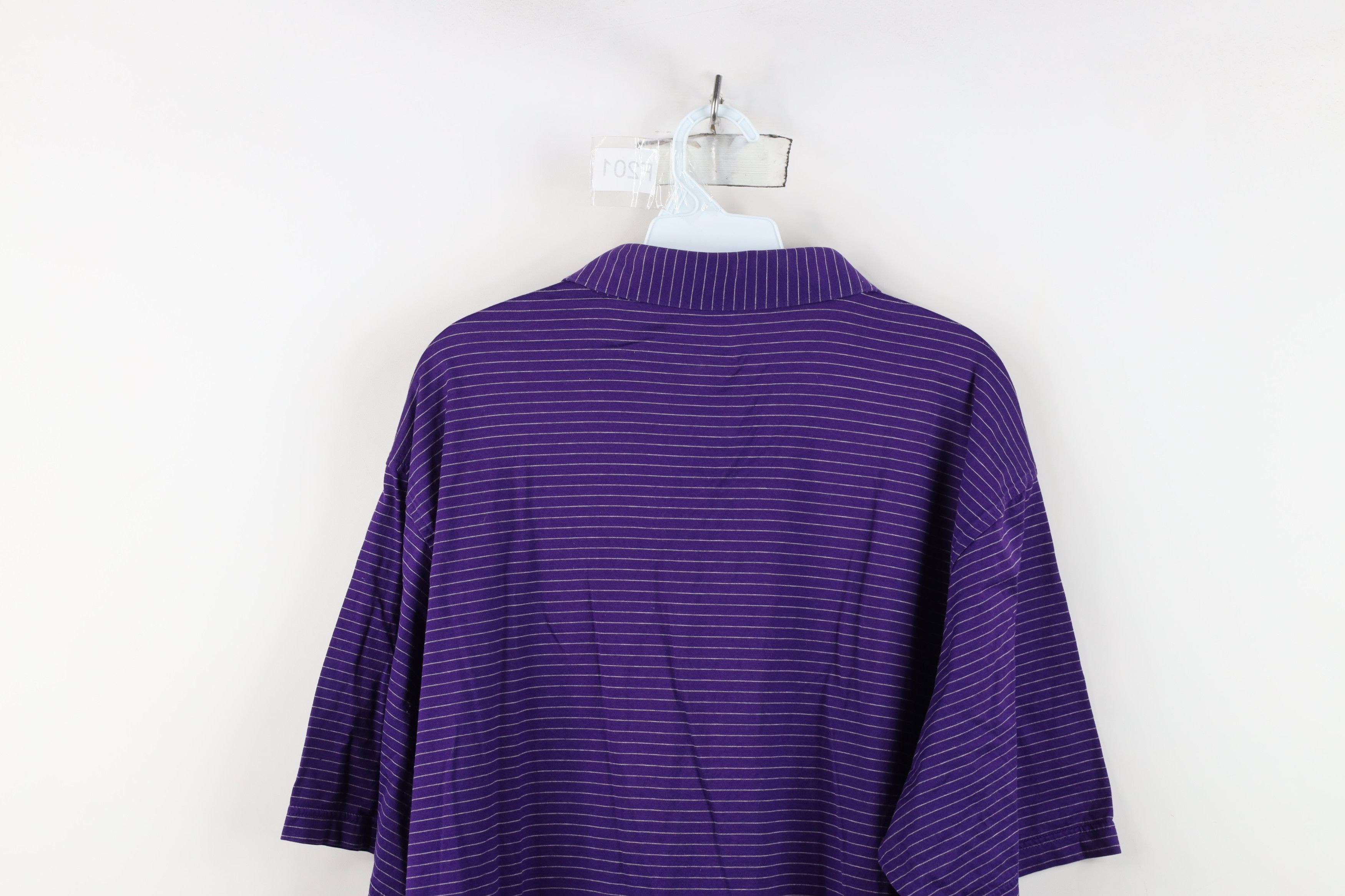 Peter Millar Peter Millar Cotton Knit Collared Golf Polo Shirt Purple Size US XL / EU 56 / 4 - 13 Thumbnail
