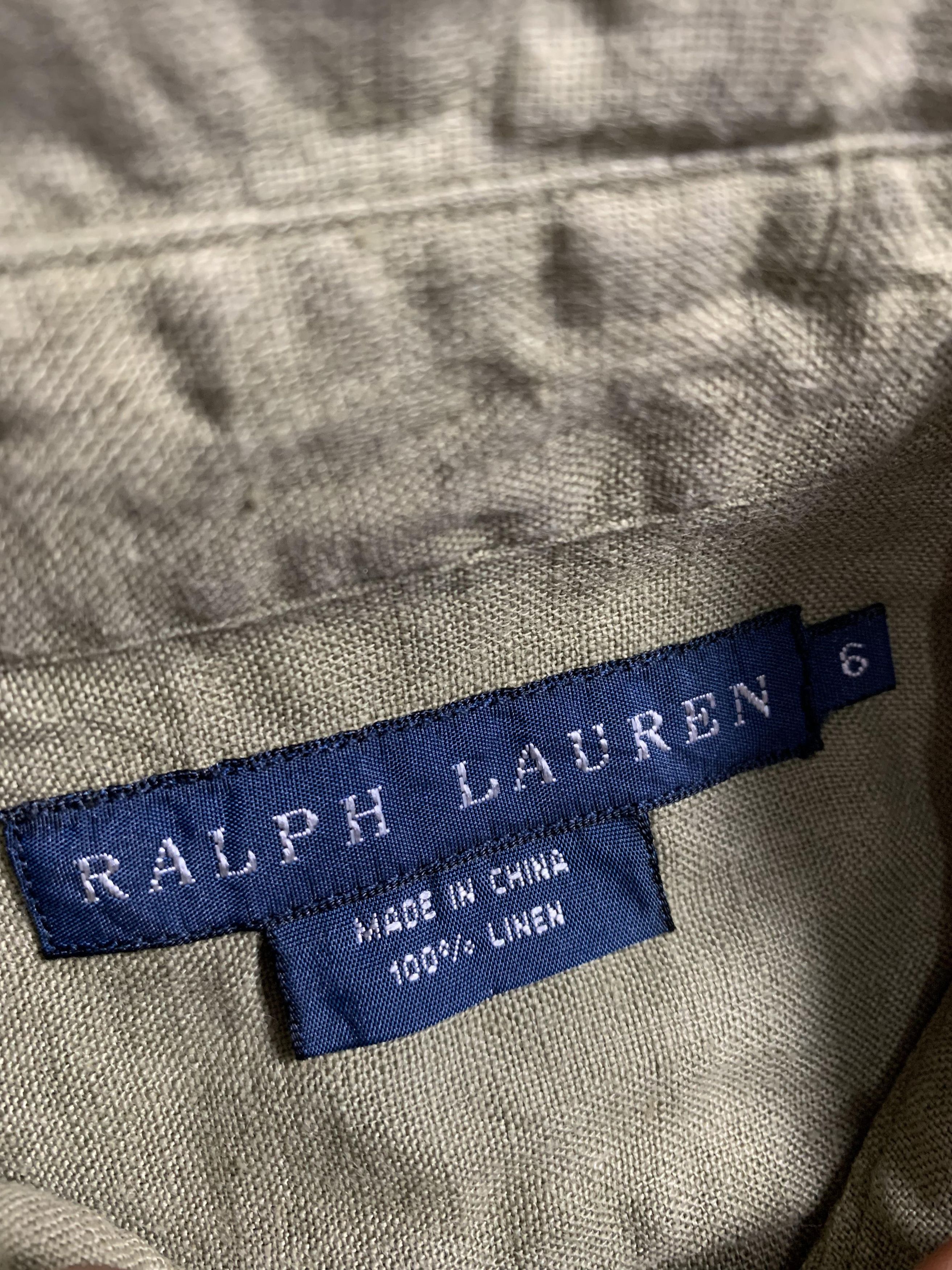 Polo Ralph Lauren Ralph lauren Linen shirt women Japanese Brand Style Size US S / EU 44-46 / 1 - 3 Thumbnail