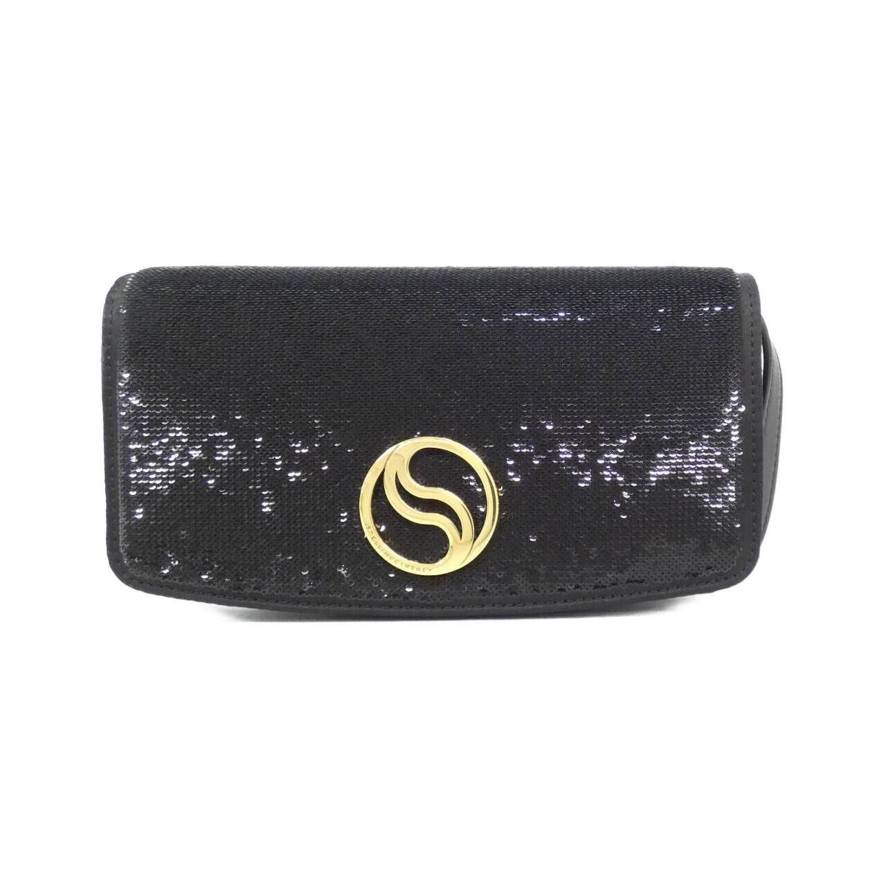 Stella McCartney Stella Mccartney Stella McCartney S-WAVE Sequin Shoulder Wallet Plastic / Synthetic Shoulder 7B0036WP0281 DUTY FREE for USA Size ONE SIZE - 1 Thumbnail