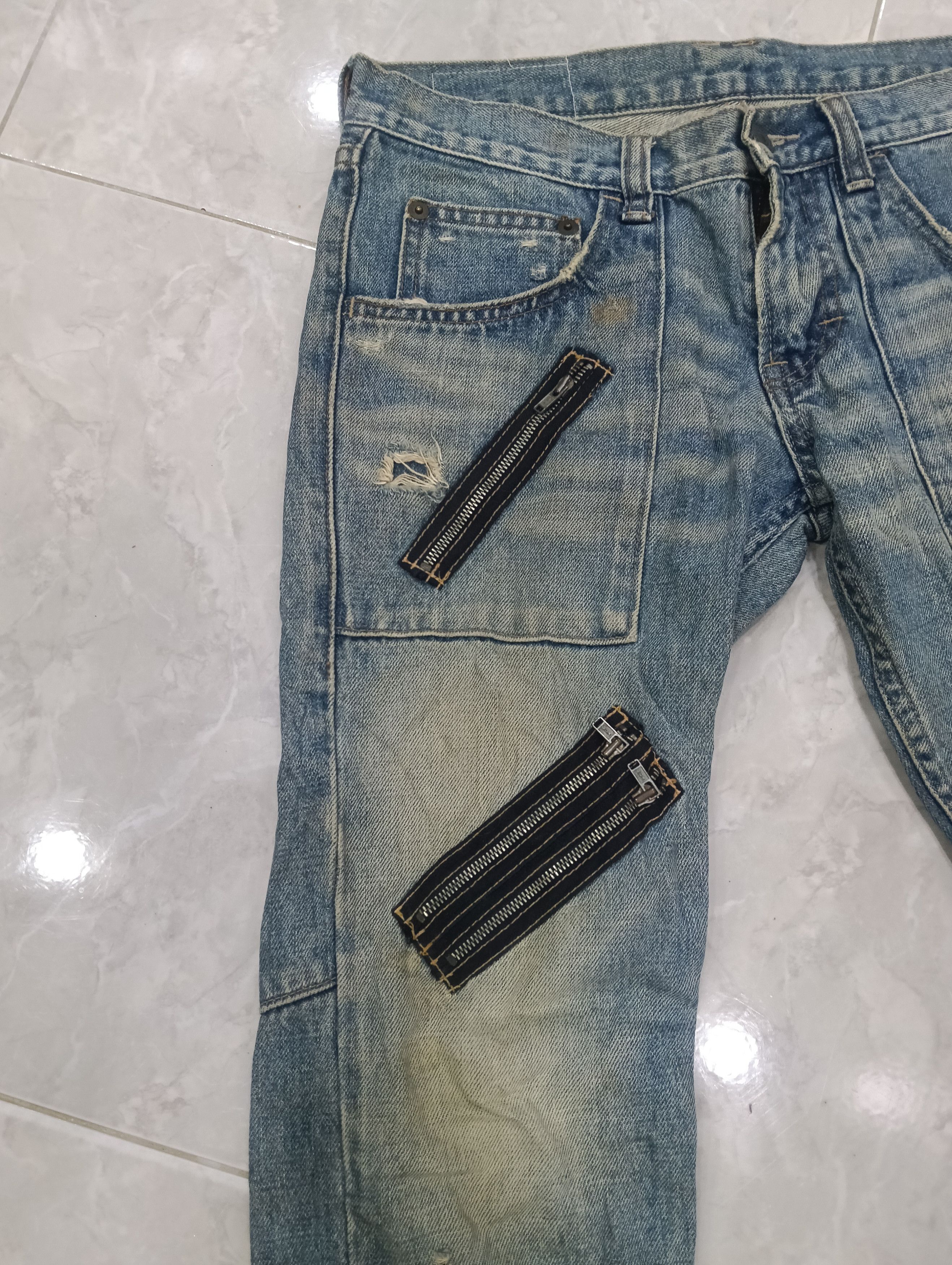 Le Grande Bleu (L.G.B.) RNA Slang Chaos Japan Brand Punk Anarchy Style Size 30" / US 8 / IT 44 - 3 Thumbnail