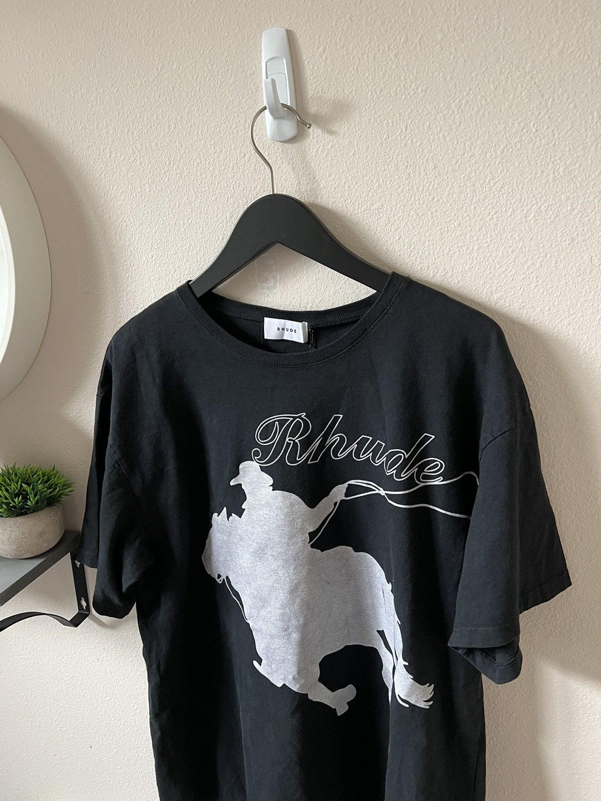 Rhude Rhude Cowboy Logo T-Shirt Size US XS / EU 42 / 0 - 3 Thumbnail
