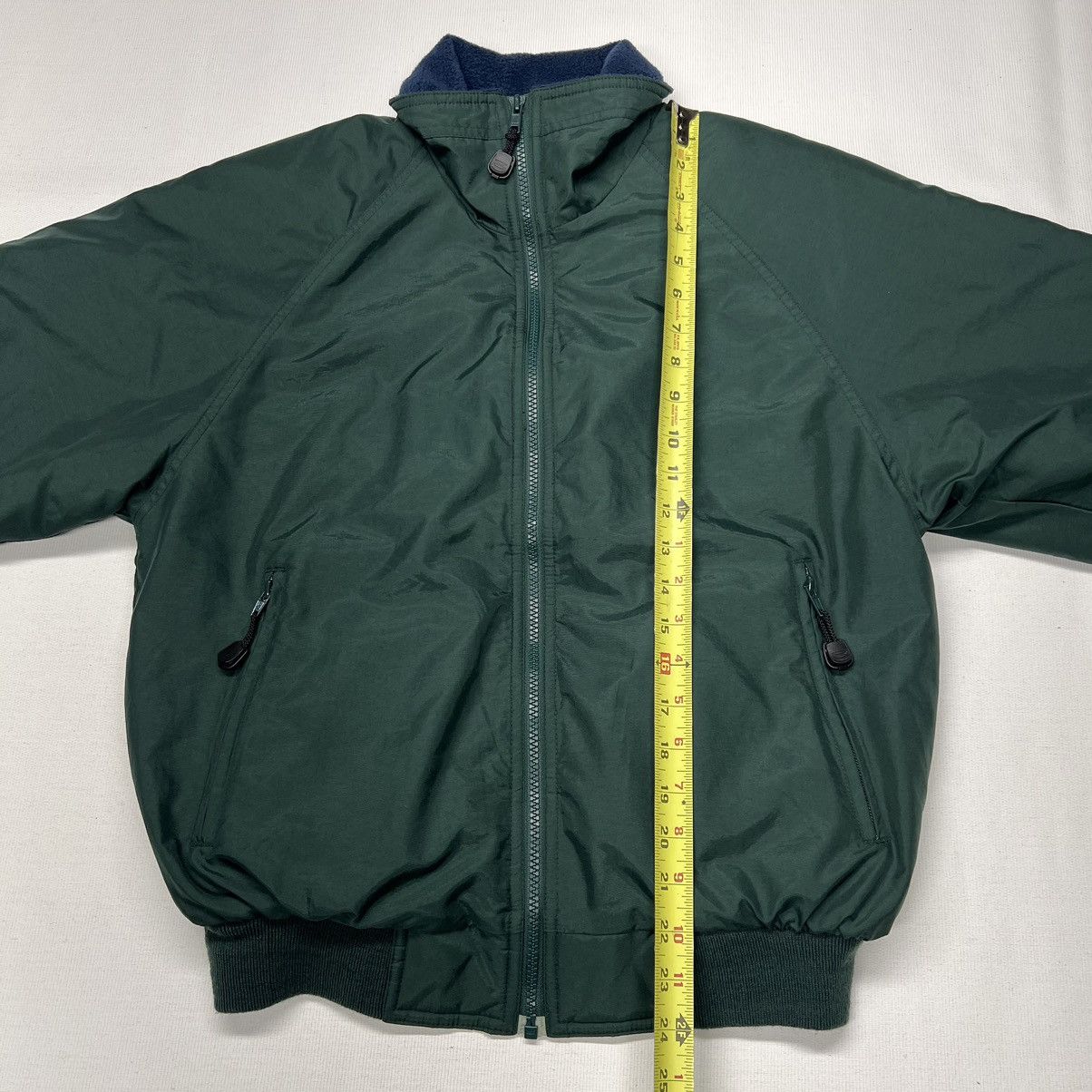 Other Luna Pier Jacket Green Nylon Bomber Full Zip Fleece Lined Size US S / EU 44-46 / 1 - 15 Thumbnail