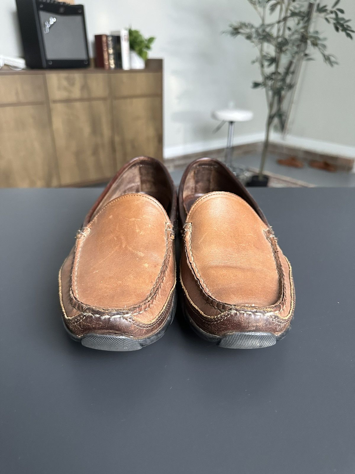 Allen Edmonds Boulder Loafers Slip on Driving Shoes Size US 11 / EU 44 - 2 Thumbnail