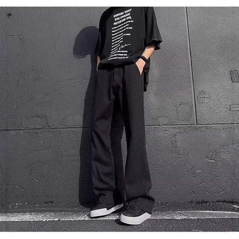 Japanese Brand × Jean Retro loose straight leg wide leg jeans Size US 32 / EU 48 - 4 Thumbnail
