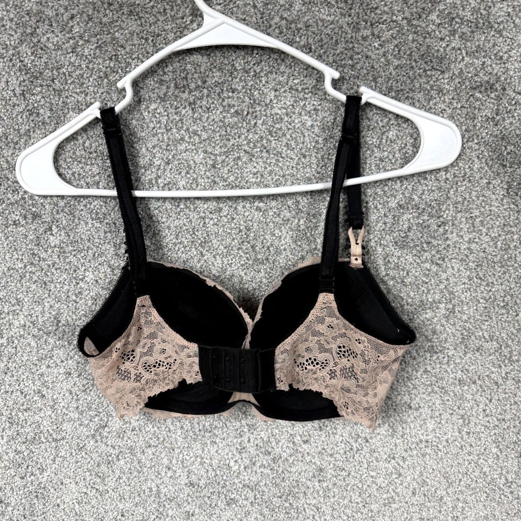 Victoria's Secret Victoria's Secret Dream Angels Lined Demi Bra 32DD Dark Coquette Feminine Lace Balconette Women XX Size ONE SIZE - 5 Thumbnail