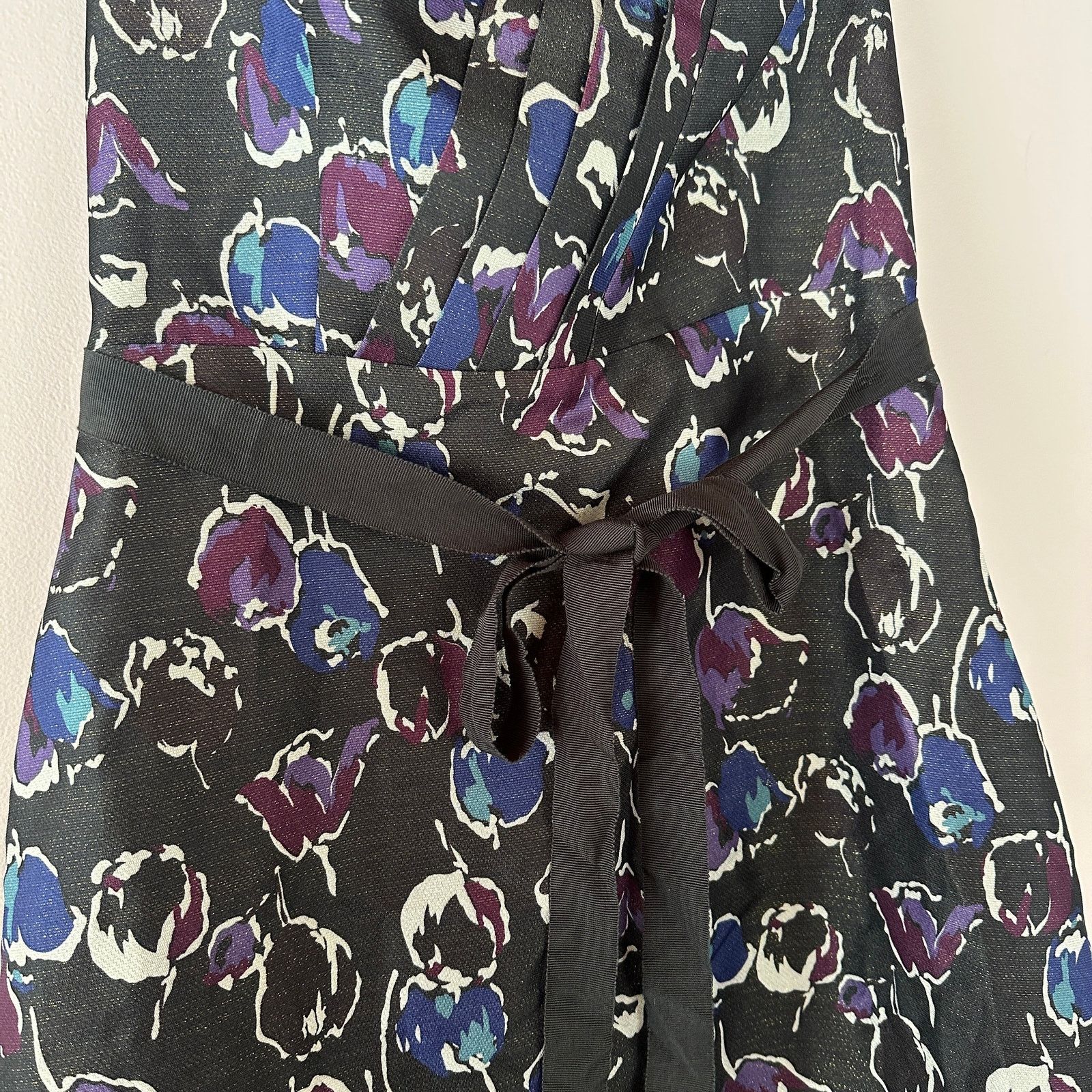 American Eagle Outfitters American Eagle Pleated Floral Strapless Mini Dress 2 XS Size XS / US 0-2 / IT 36-38 - 5 Thumbnail