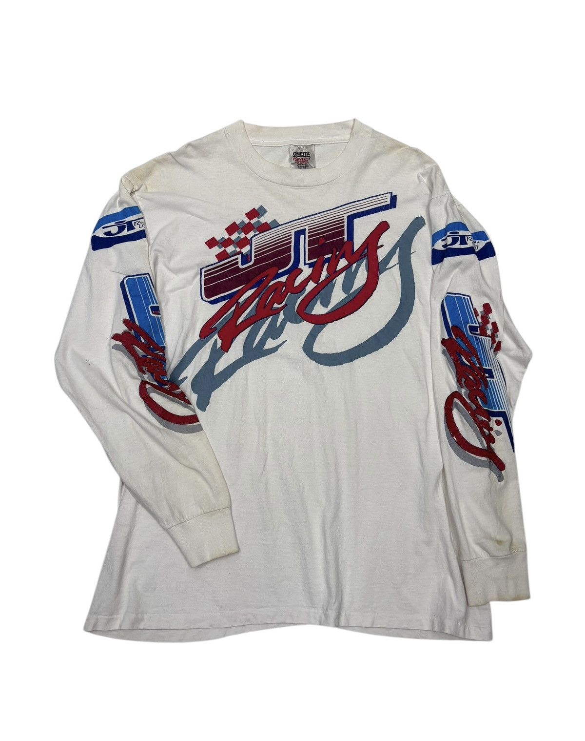 Vintage 🔥VINTAGE JT RACING USA LONGSLEEVE SHIRT Size US L / EU 52-54 / 3 - 17 Thumbnail