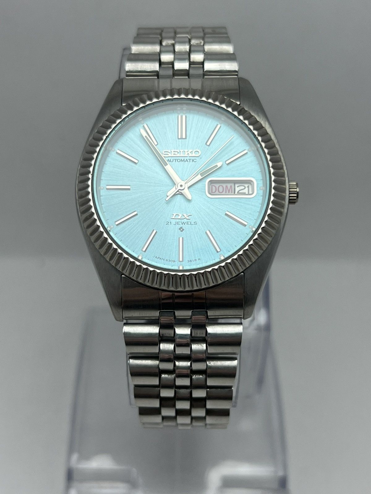 Seiko Seiko DX Automatic Watch Fluted Bezel Day/Date Made in Japan Size 36 - 1 Thumbnail
