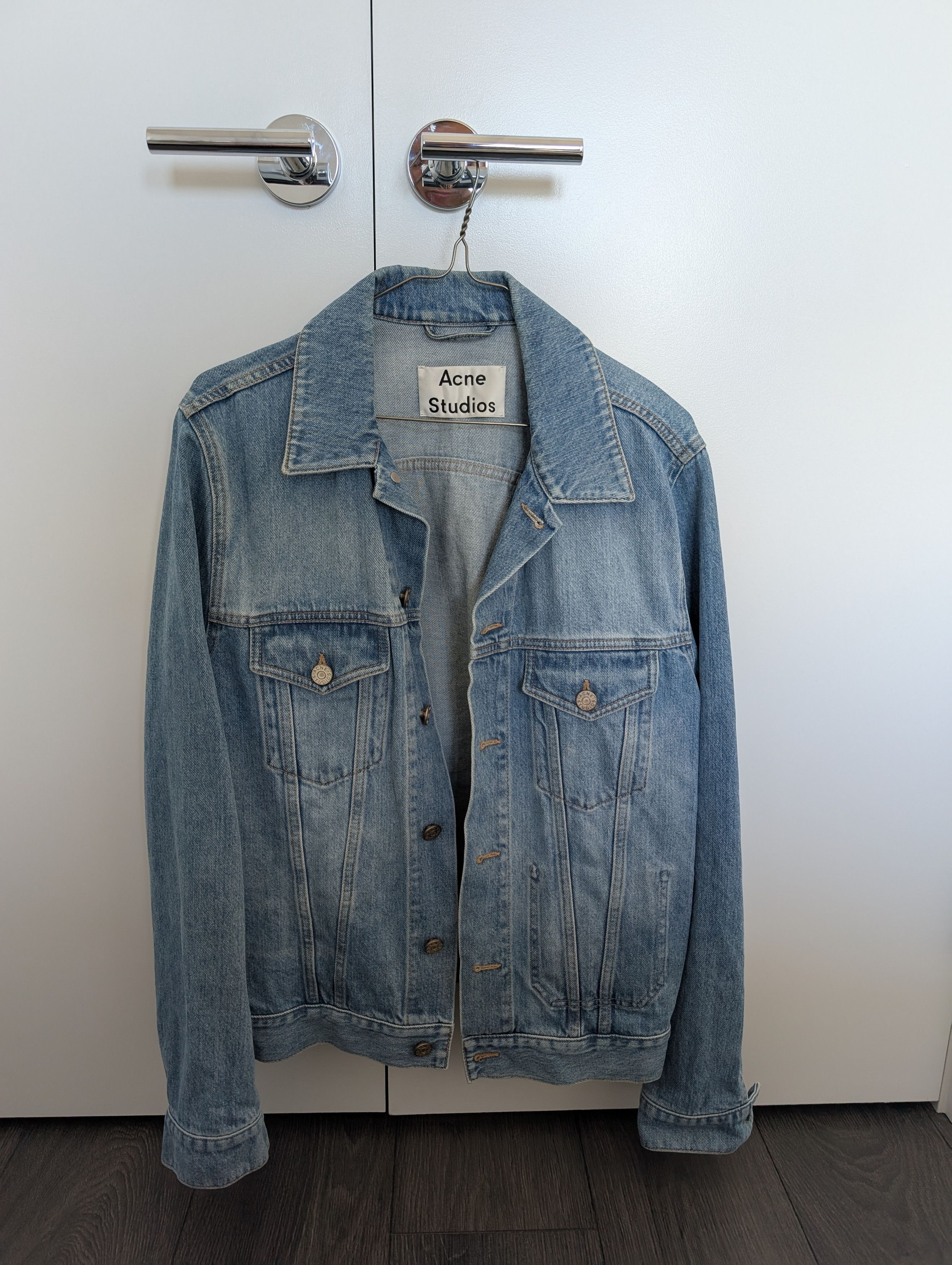 Acne Studios Acne Studios Denim Jacket Classic AS Brand Patch Size US M / EU 48-50 / 2 - 1 Preview