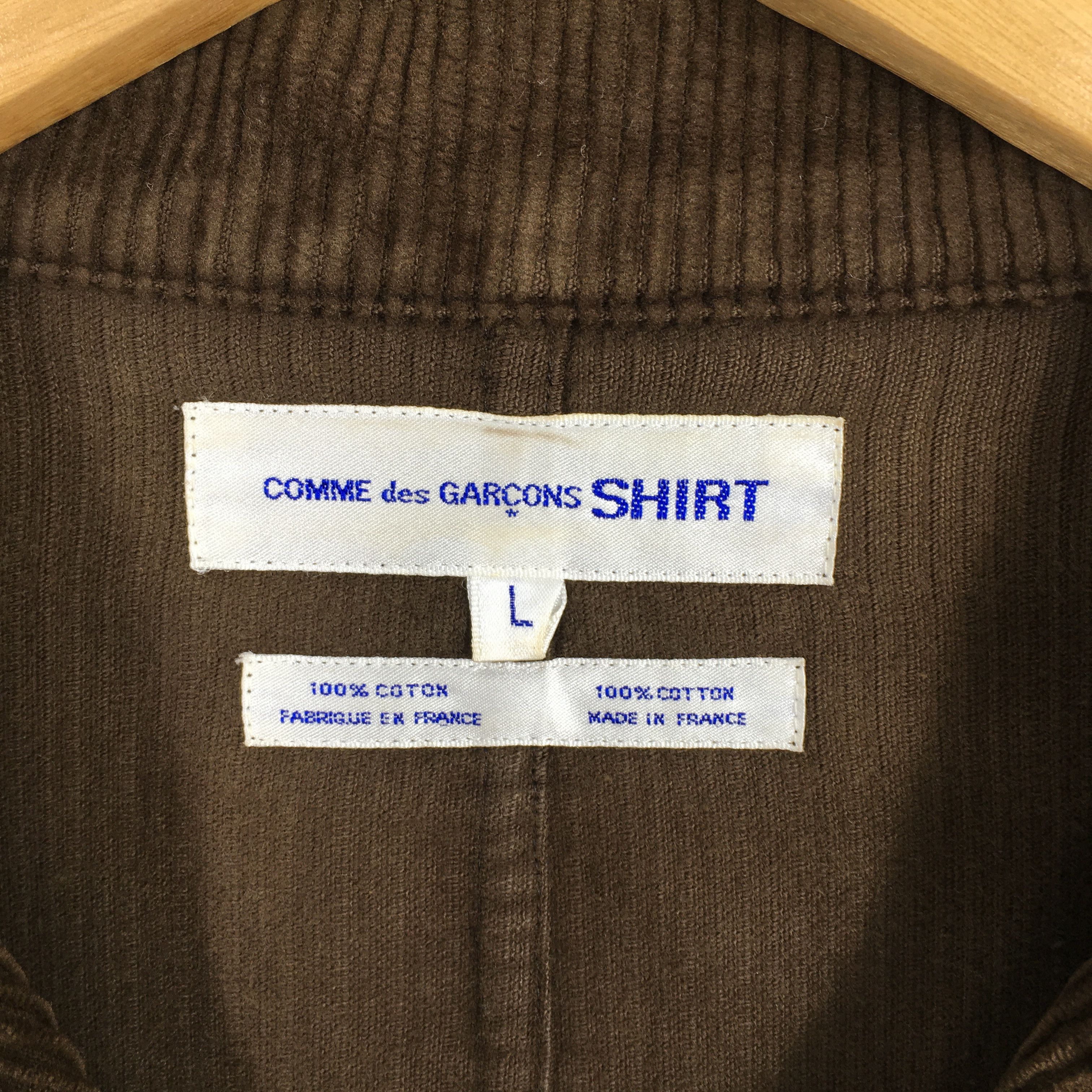 Comme des Garcons Comme Des Garcons Homme Brown Corduroy Jacket Large Size US L / EU 52-54 / 3 - 5 Thumbnail