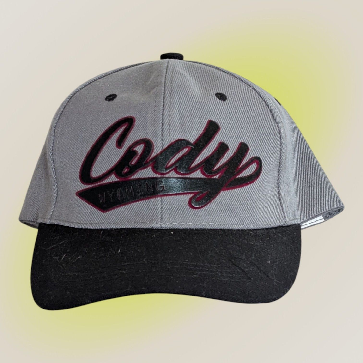 Other New Cody Wyoming Strapback Baseball Cap OS Cowboy Rodeo Gray Size ONE SIZE - 1 Thumbnail