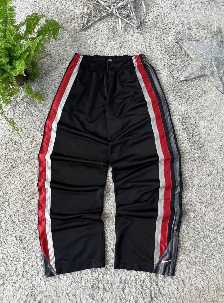 90s Nike Vintage Double Swoosh Logo Retro Drill Track Pants