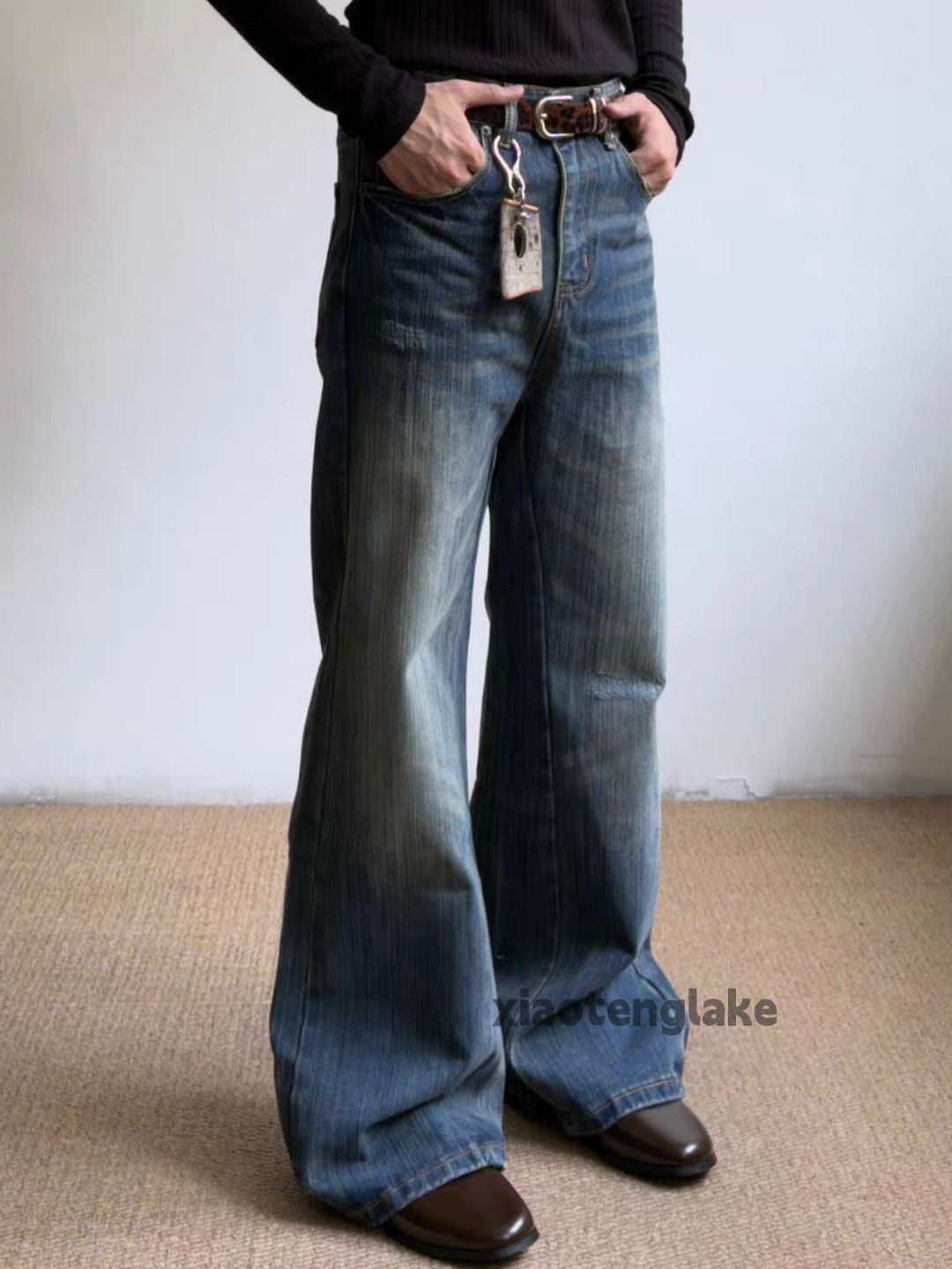 Jean ltx vintage washed faded cleanfit yuppie flared jeans Size US 32 / EU 48 - 3 Thumbnail