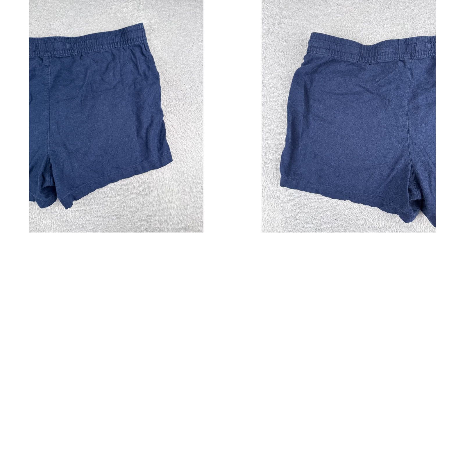 Nautica Nautica Jeans Shorts Women 2XL Blue Linen Blend Pull On Stretch Size 40" / US 18 - 9 Thumbnail