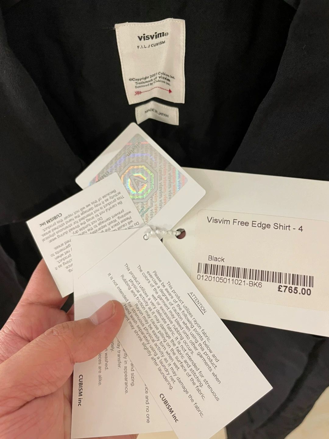 Visvim visvim free edge hand-painted silk shirt Size US L / EU 52-54 / 3 - 4 Thumbnail