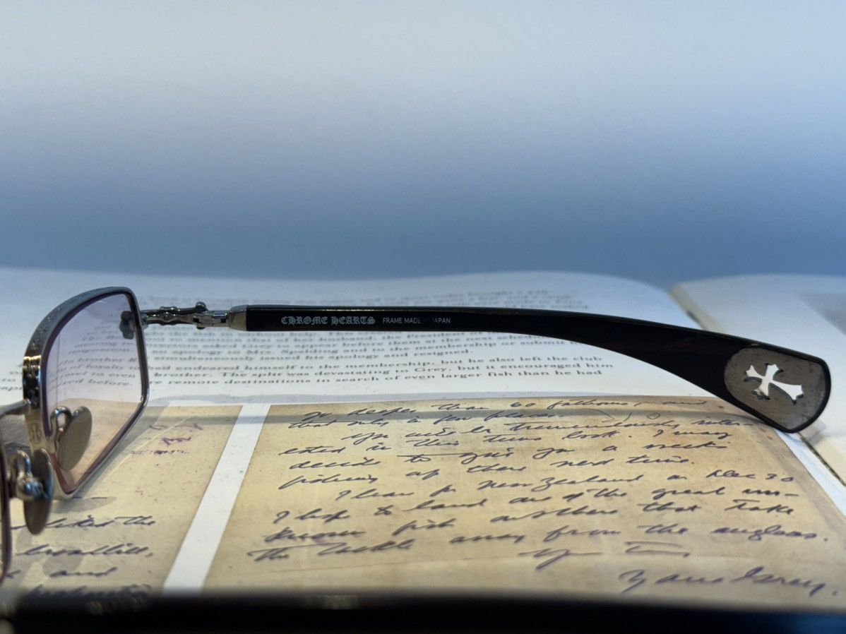 Chrome Hearts Chrome Hearts AXE Glasses - Wood + Sterling - Rare Size ONE SIZE - 9 Thumbnail