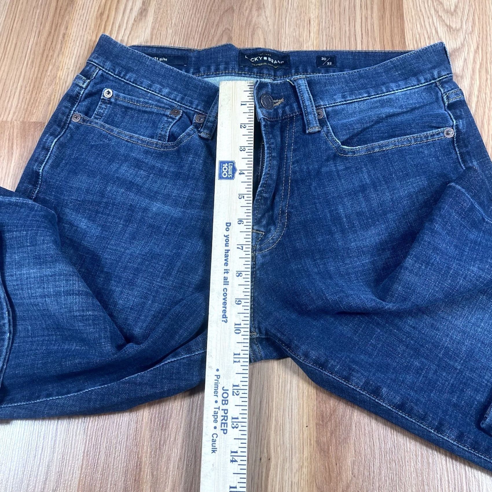 Lucky Brand Lucky Brand Jeans 121 Slim Leg Fit Blue Denim Stretch Pants Mens 30Wx32L Size US 30 / EU 46 - 5 Thumbnail