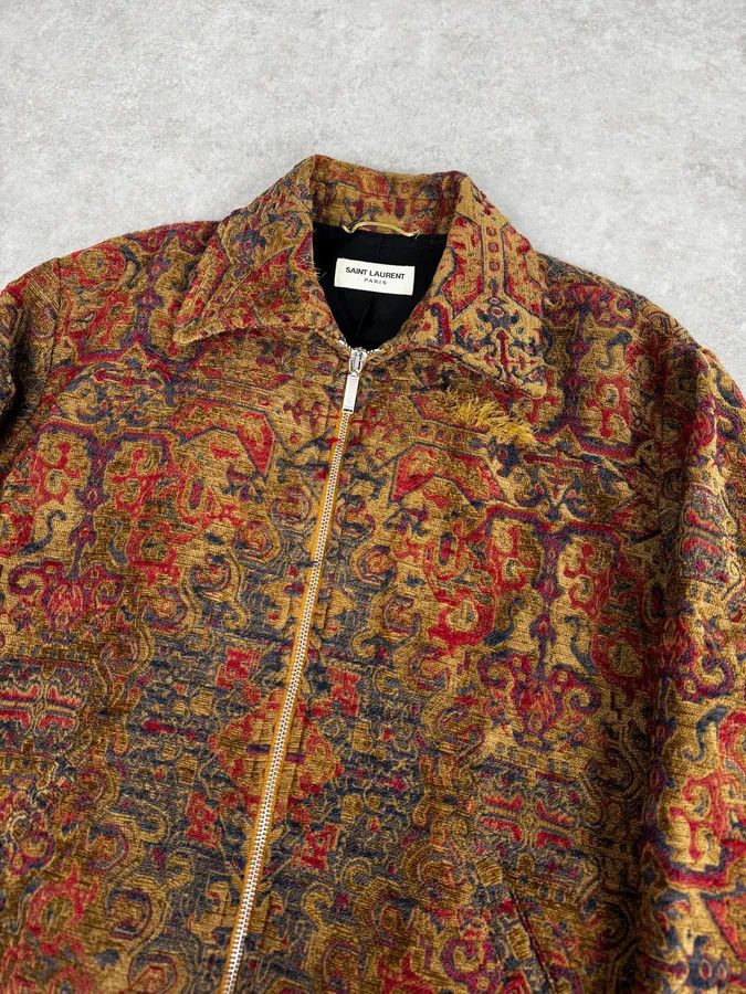 Saint Laurent Paris SS2017 Saint Laurent Persan Embellished Bomber Jacket Size S / US 4 / IT 40 - 6 Thumbnail