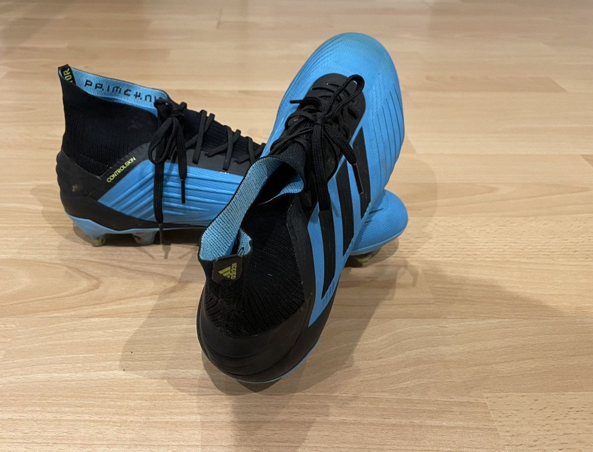 Adidas Adidas Predator 19+ FG Boost Primeknit Blue Soccer Cleats Size US 10.5 / EU 43-44 - 1 Thumbnail